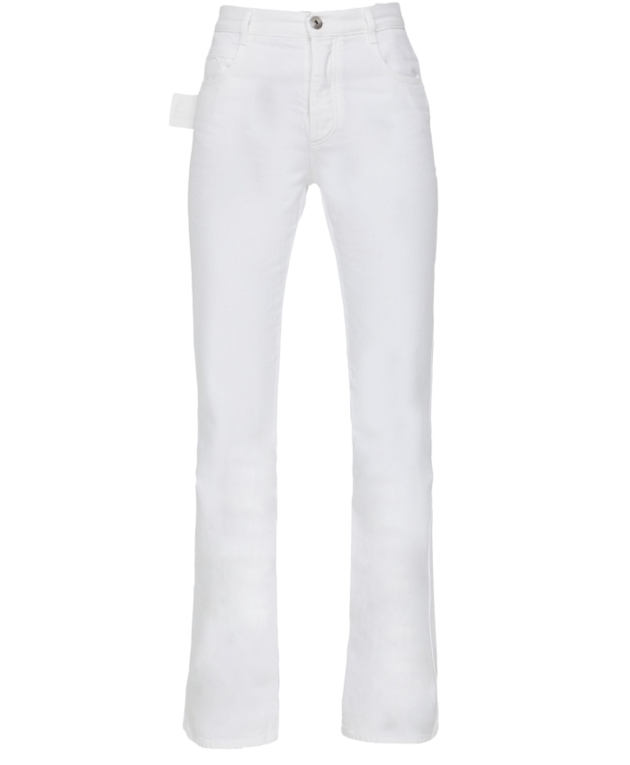 BOTTEGA VENETA - Jeans in denim bianco