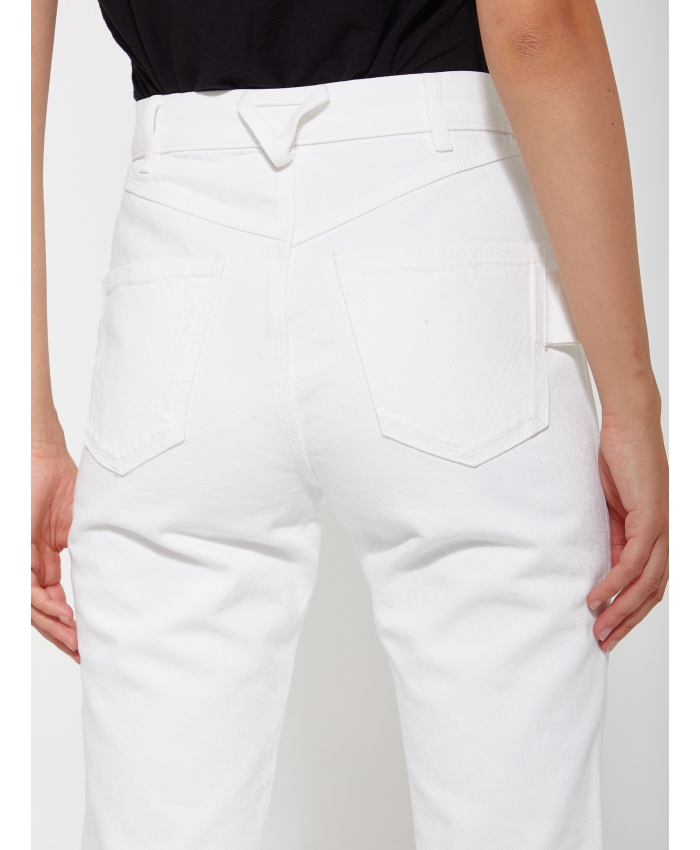 BOTTEGA VENETA - White denim jeans