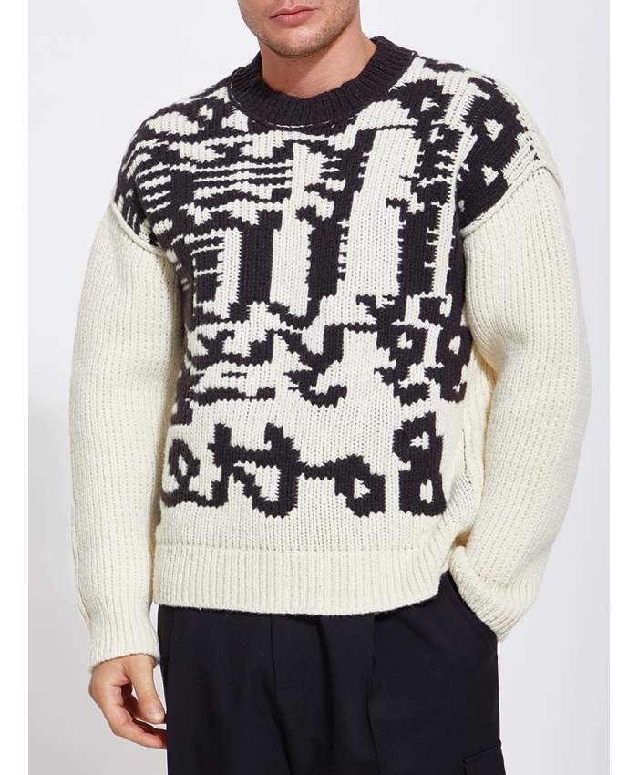 BOTTEGA VENETA - Embroidered wool sweater