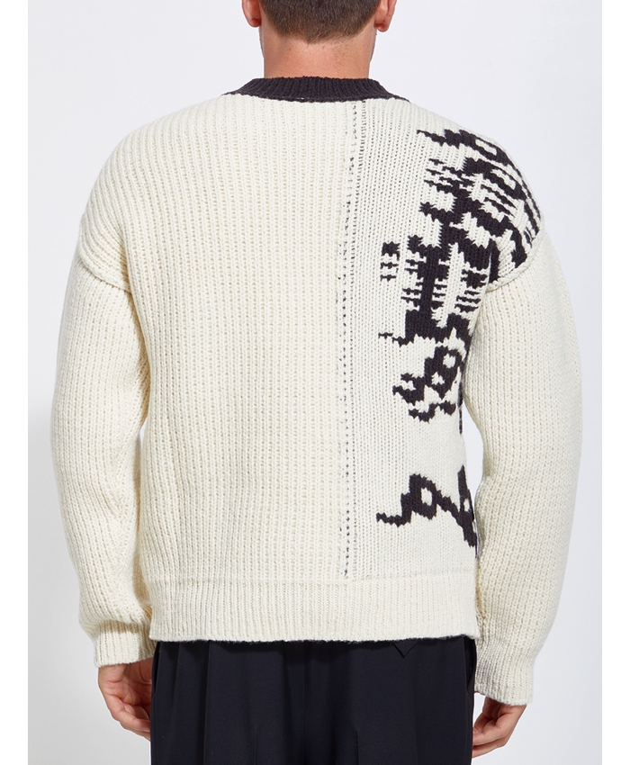 BOTTEGA VENETA - Embroidered wool sweater