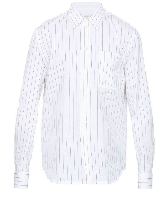BOTTEGA VENETA - Striped cotton shirt
