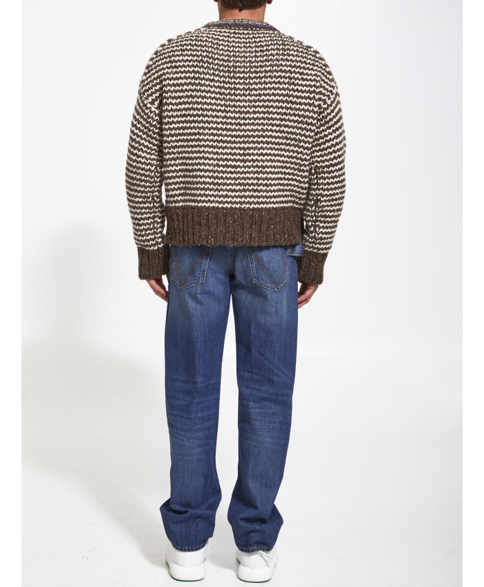 BOTTEGA VENETA - Zig-Zag wool sweater