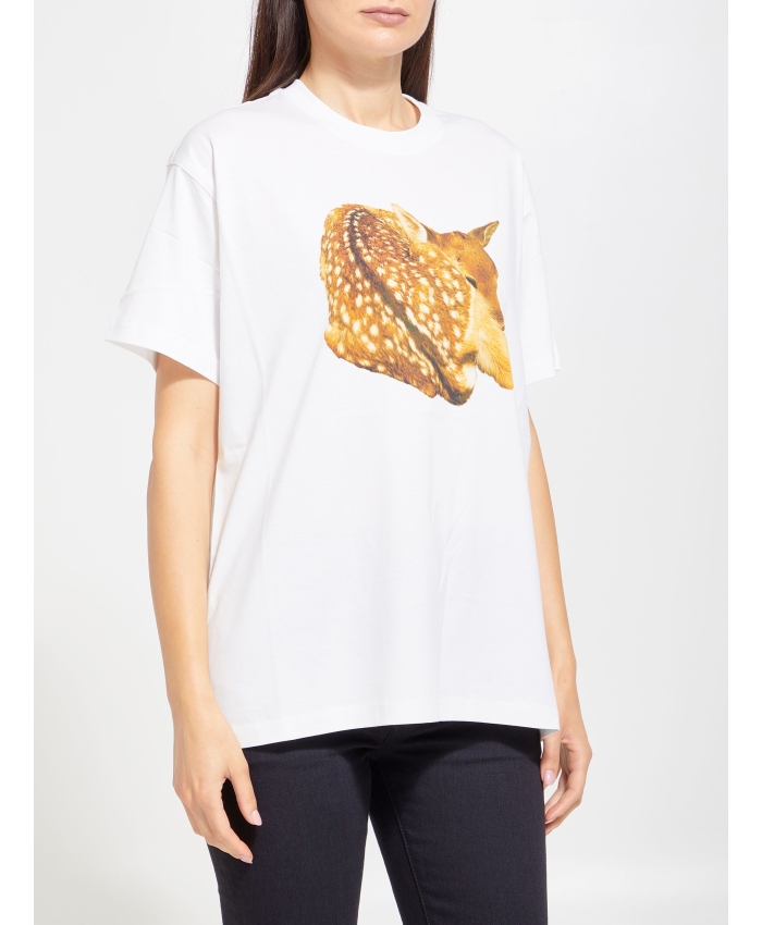 BURBERRY - Deer print t-shirt