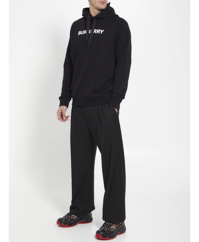BURBERRY - Wool twill tailored trousers