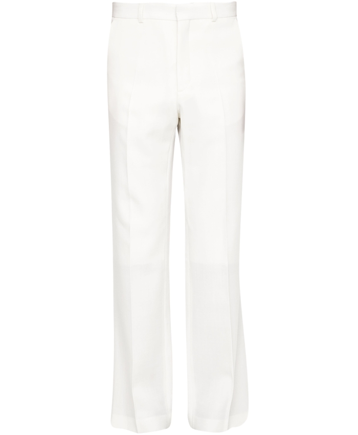CASABLANCA - White wool trousers