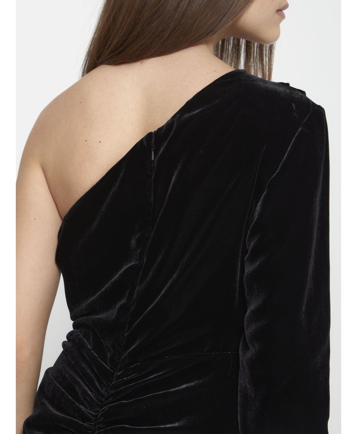 COSTARELLOS - Black velvet dress