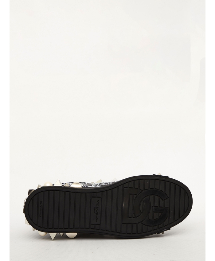 DOLCE&GABBANA - Portofino sneakers with studs