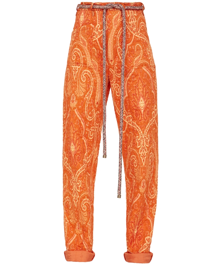 ETRO - Padded Paisley trousers