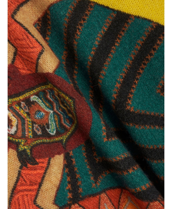 ETRO - Patchwork wool jumper
