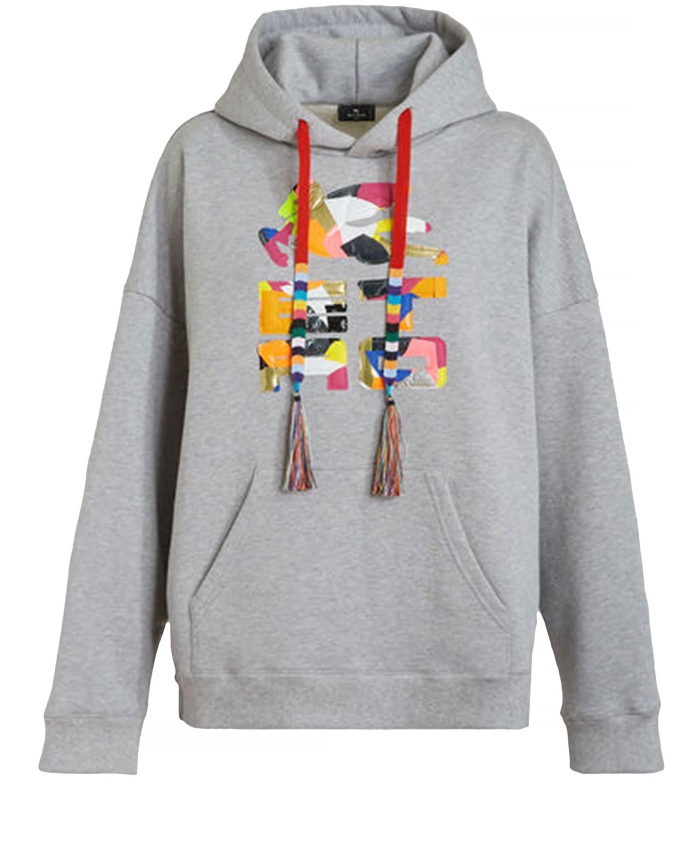 ETRO - Pegaso patchwork hoodie