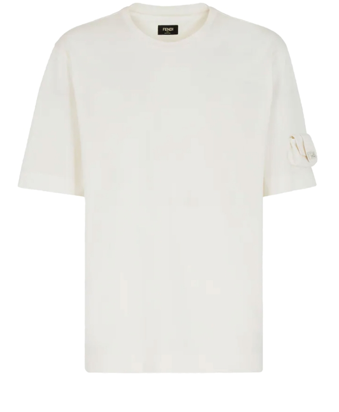 FENDI - T-shirt con manica Baguette