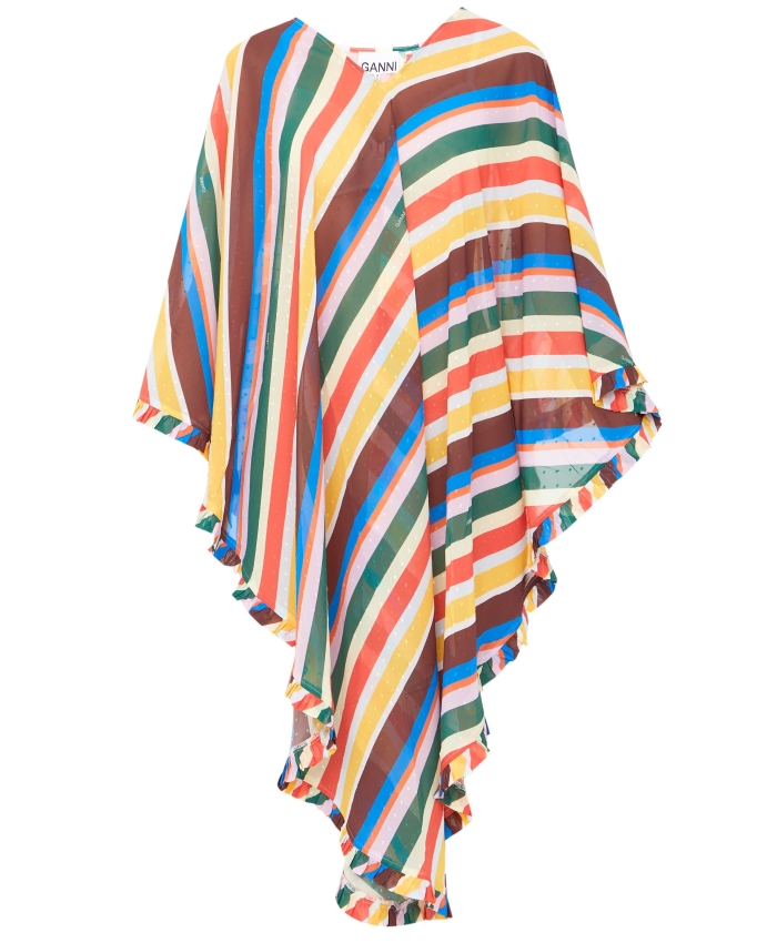 GANNI - Multicolor beach dress