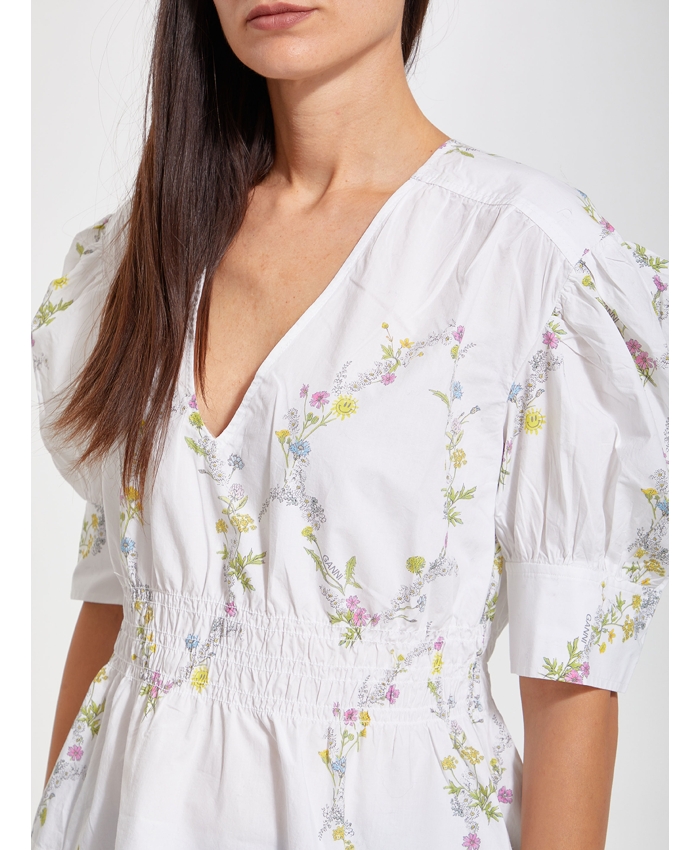 GANNI - Floral cotton shirt