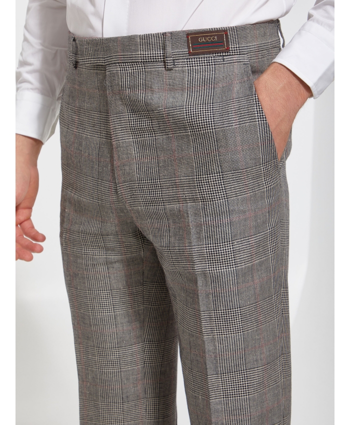 GUCCI - Prince of Wales trousers