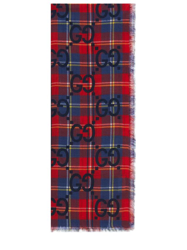 GUCCI - Maxi GG wool scarf