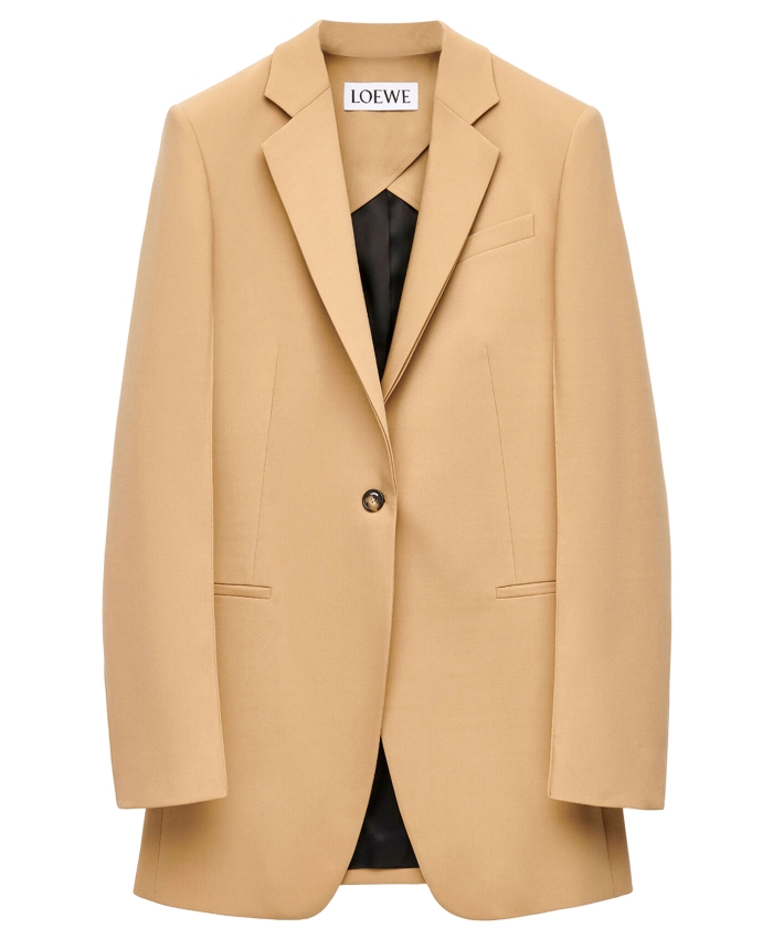 LOEWE - Beige tailored jacket