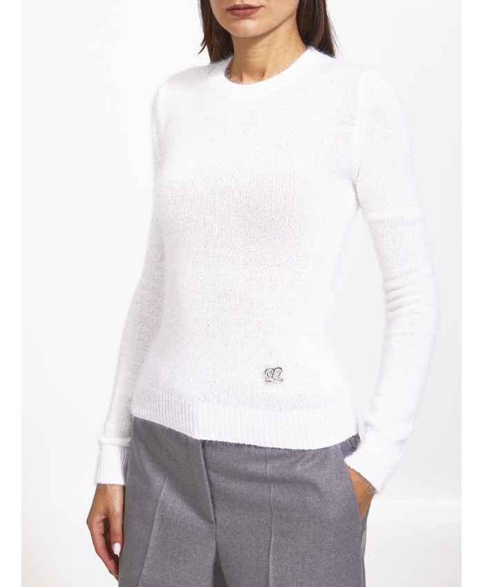 LOEWE - White Sparkle sweater