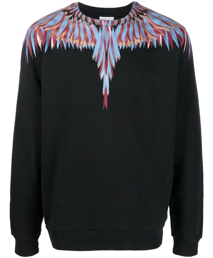 MARCELO BURLON - Lines Wings sweatshirt