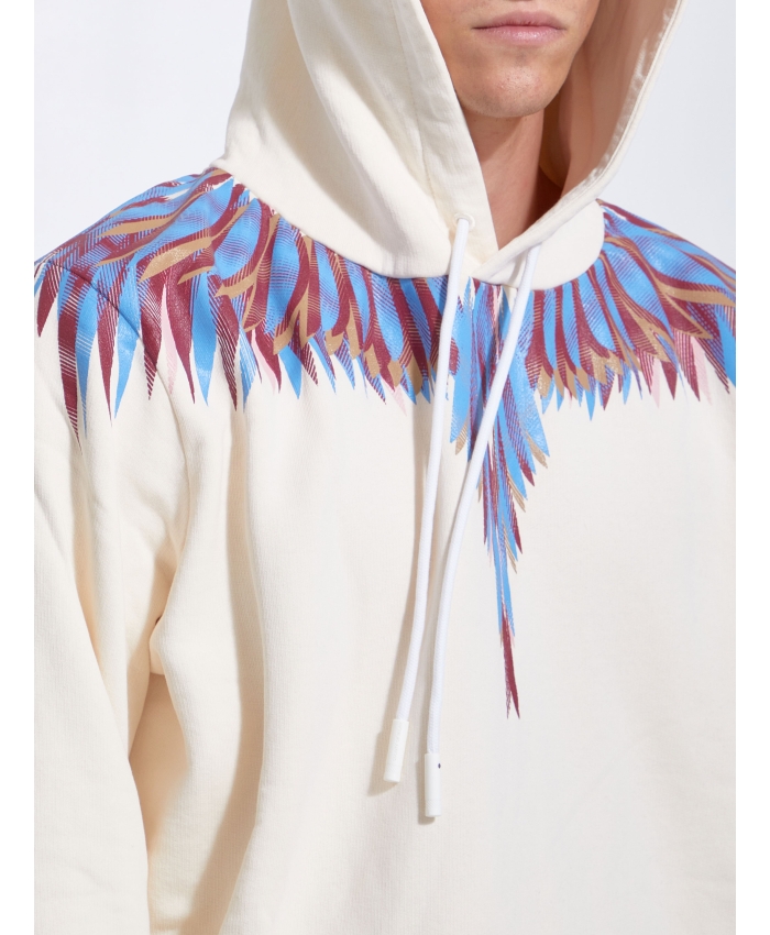 MARCELO BURLON - Lines Wings hoodie