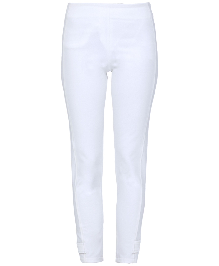 MONCLER - Pantaloni aderenti bianchi