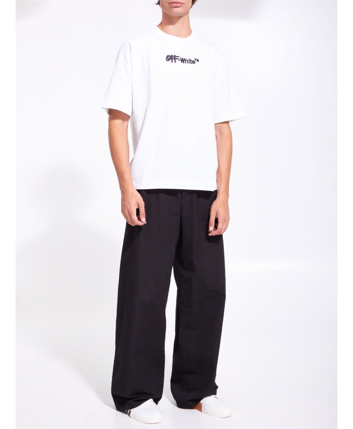 OFF WHITE - Bounce black trousers