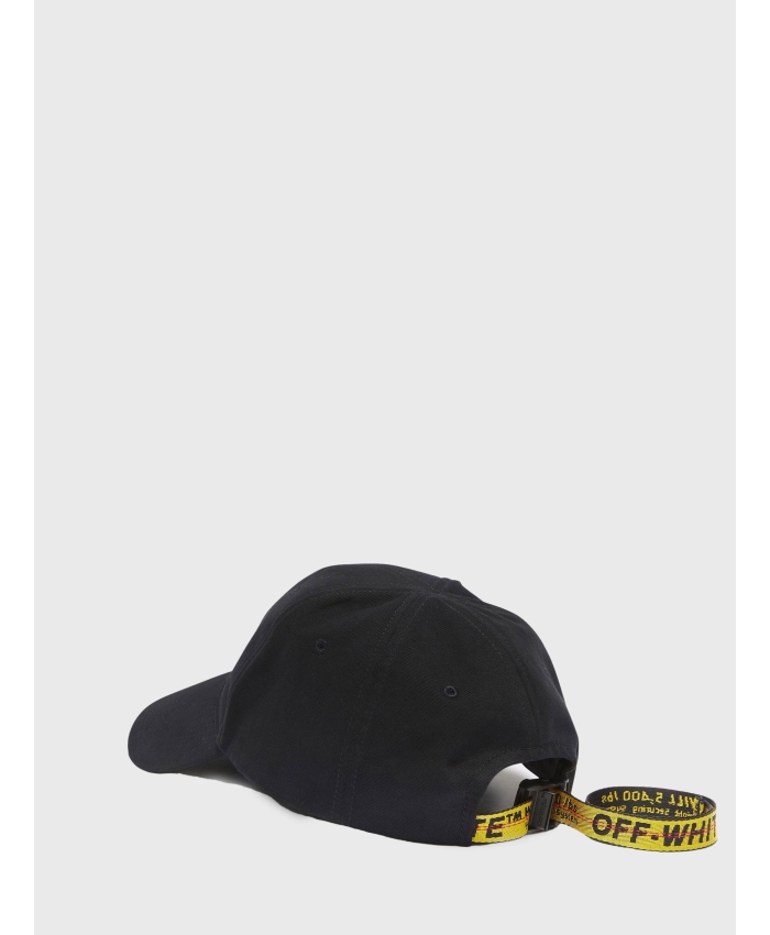OFF WHITE - Cappellino nero con logo