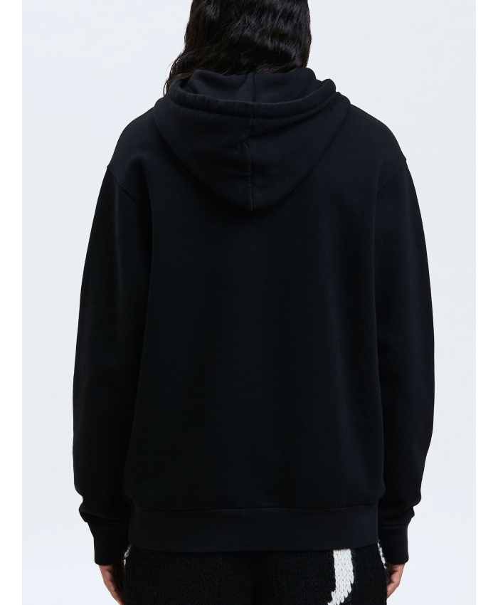 PALM ANGELS - Black hoodie with logo