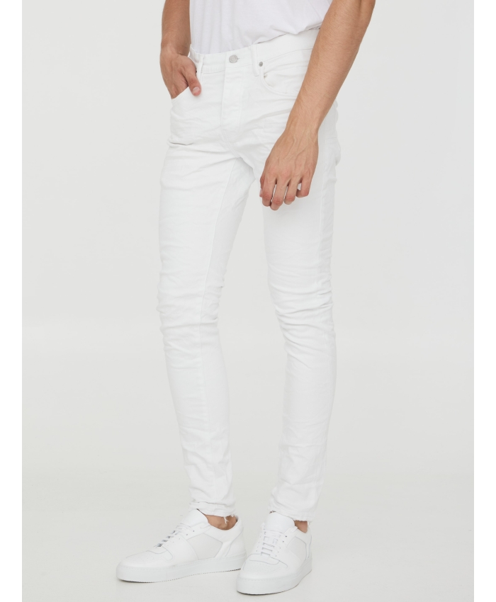 PURPLE BRAND - Jeans skinny bianchi