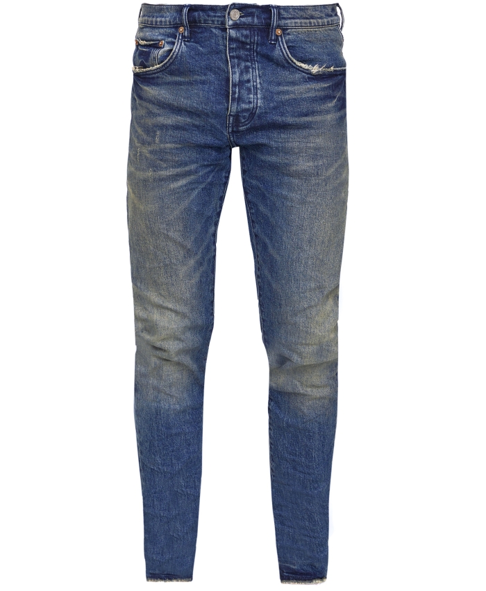 PURPLE BRAND - Light-blue slim jeans