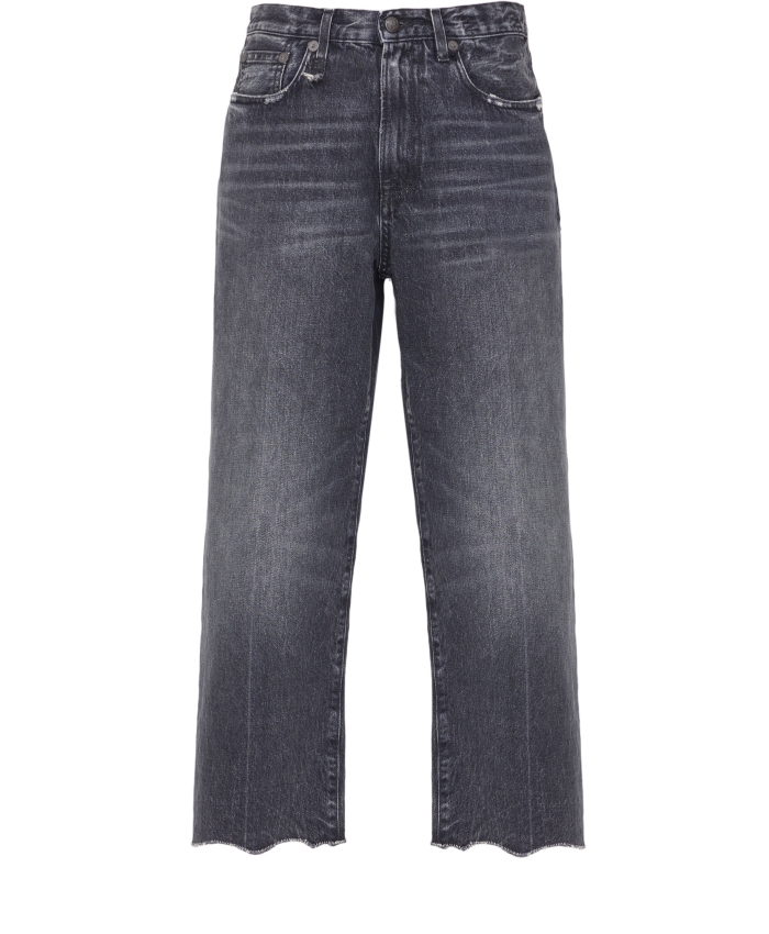 R13 - Jeans crop neri