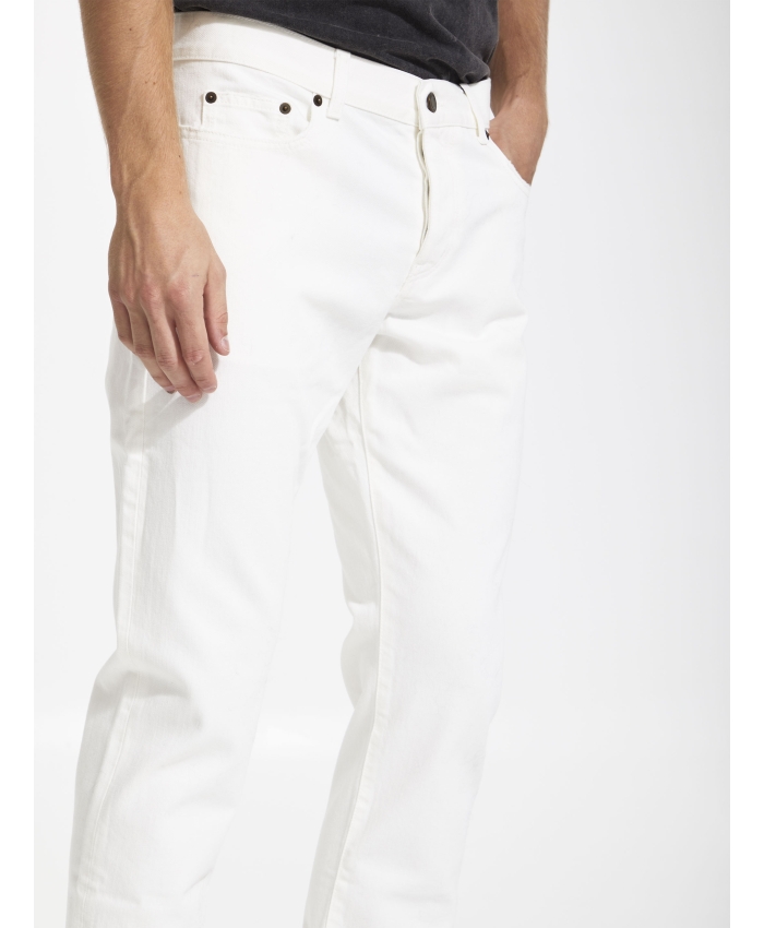 SAINT LAURENT - White slim jeans
