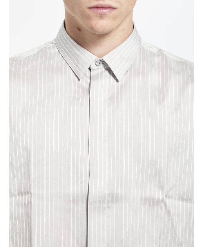 SAINT LAURENT - Striped silk shirt