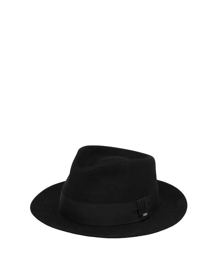 SAINT LAURENT - Cappello fedora nero
