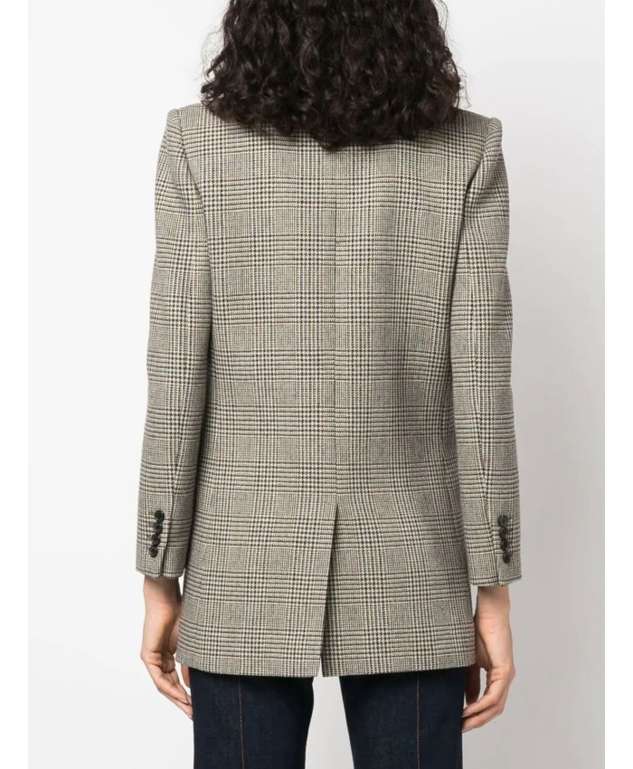 SAINT LAURENT - Single-breasted wool jacket