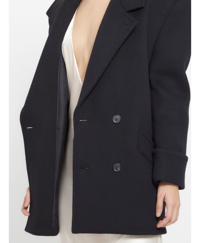 SAINT LAURENT - Double-breasted wool coat