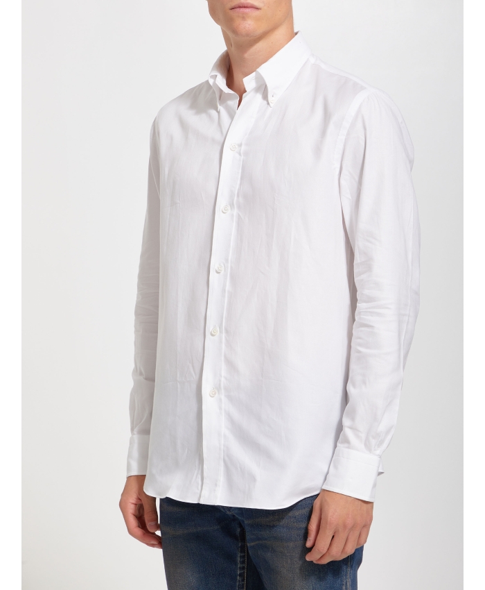 SALVATORE PICCOLO - White cotton shirt