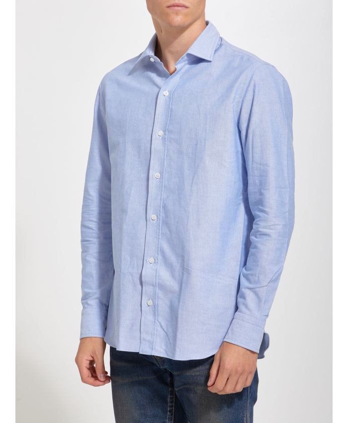 SALVATORE PICCOLO - Camicia in cotone azzurro