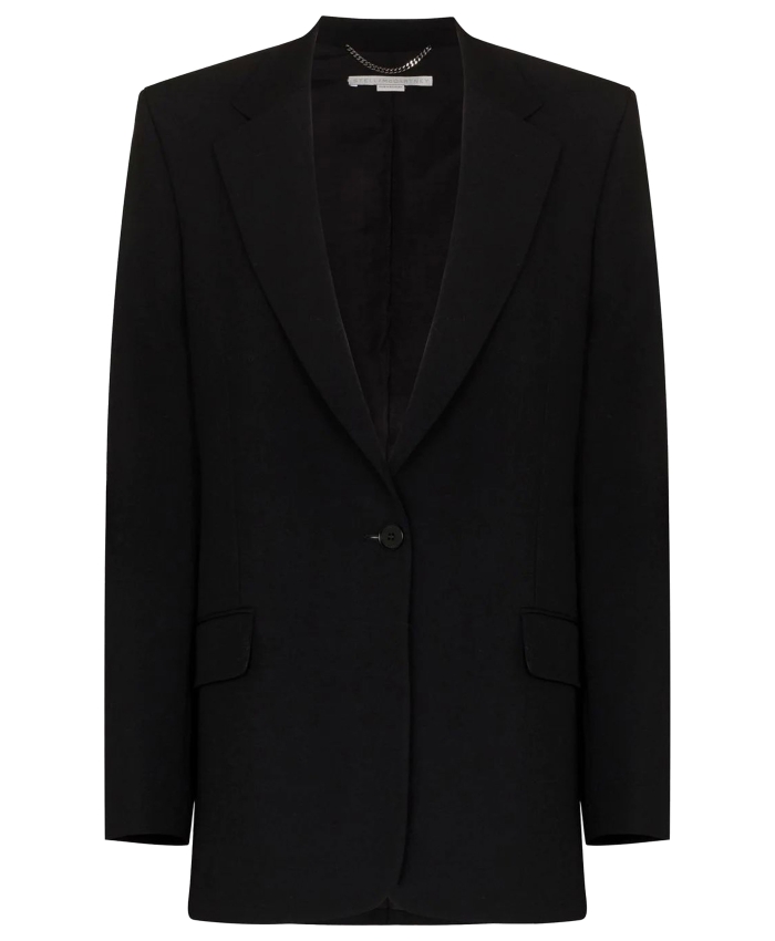 STELLA MCCARTNEY - Single-breasted black jacket