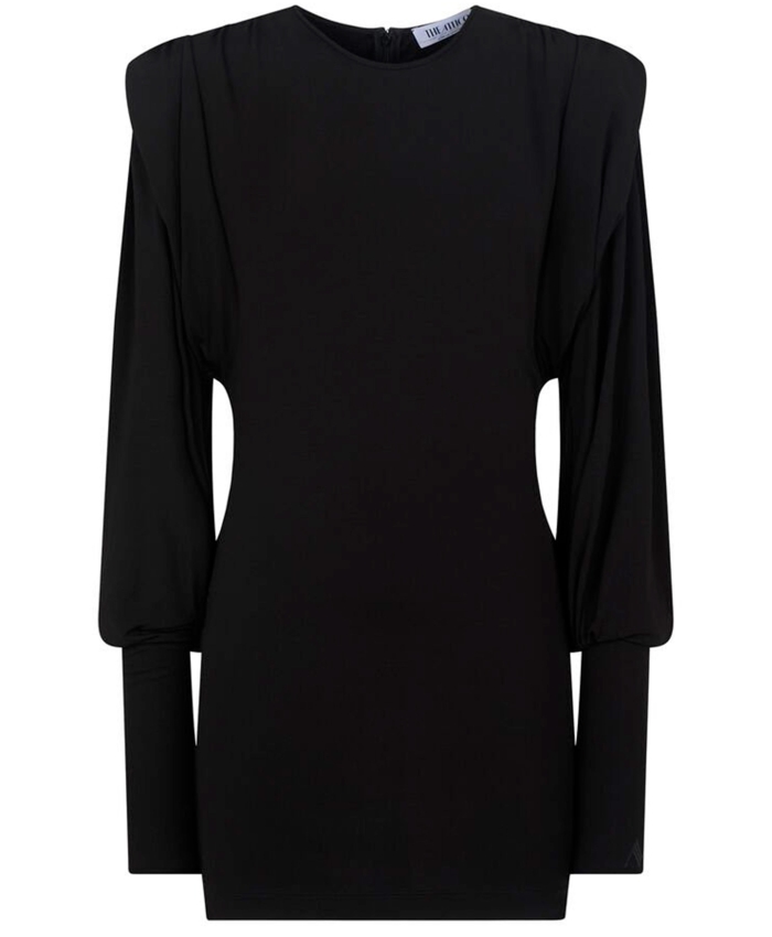 THE ATTICO - Quinn black mini dress