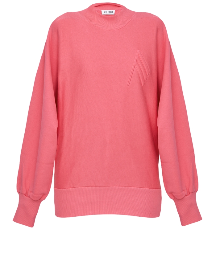 THE ATTICO - Pink cotton sweatshirt