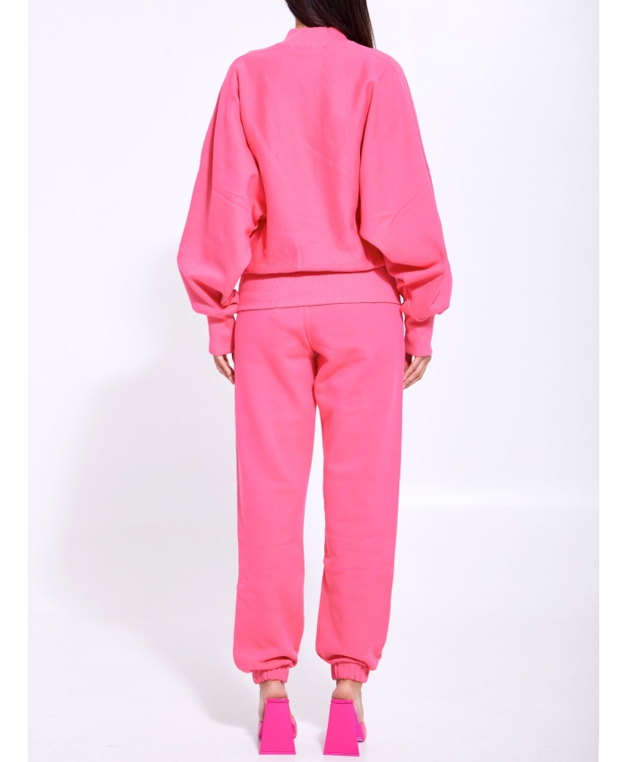 THE ATTICO - Pink cotton sweatshirt