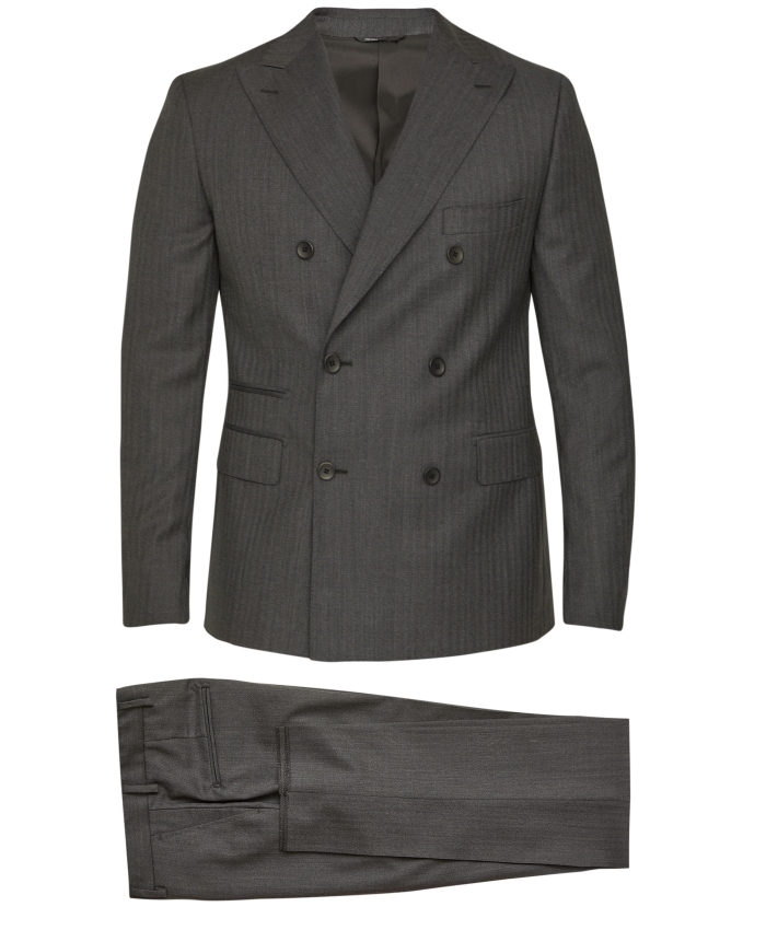 TONELLO - Grey wool suit