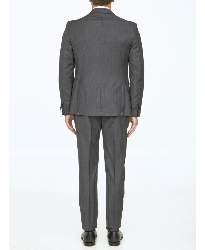 TONELLO - Grey wool suit