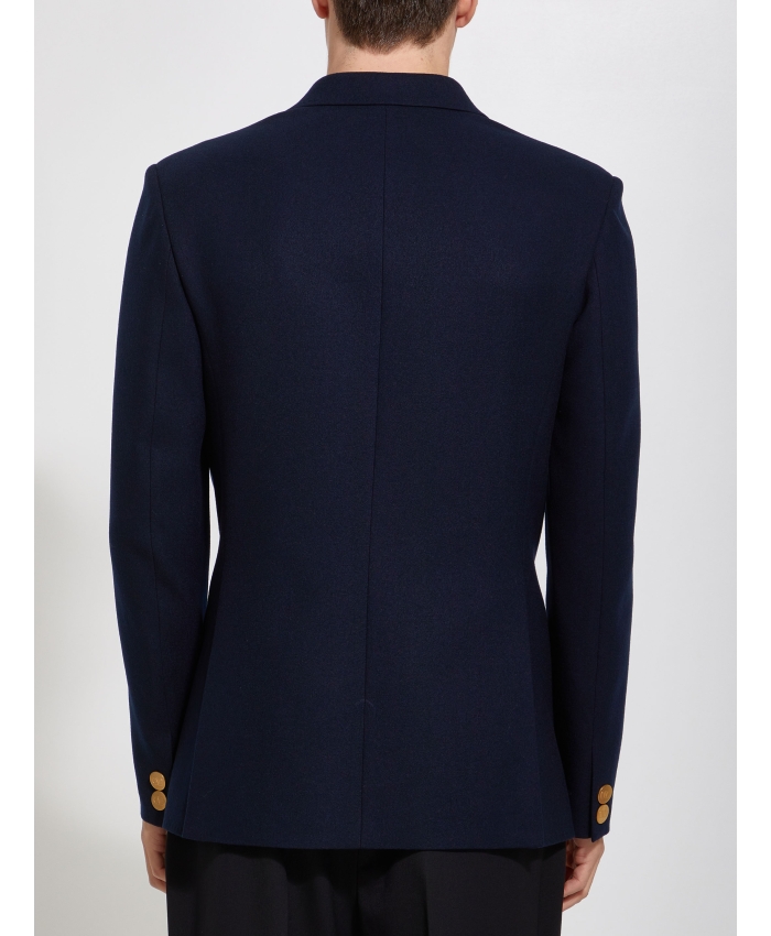 VALENTINO GARAVANI - Double-breasted blue jacket