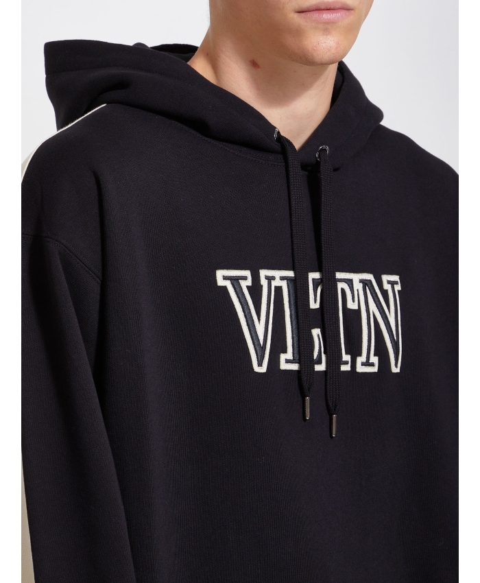 VALENTINO GARAVANI - Valentino VLTN embroidered hoodie