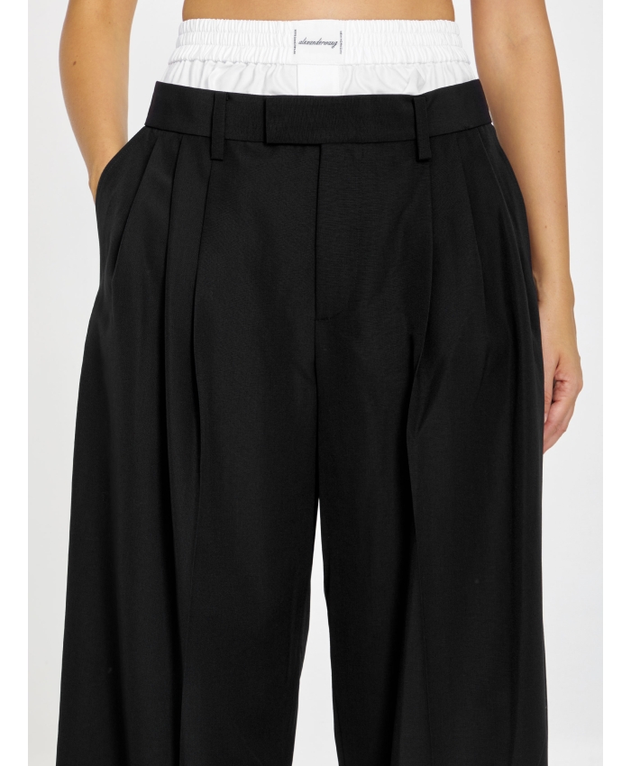 ALEXANDER WANG - Layered tailored trousers