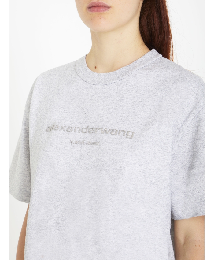 ALEXANDER WANG - Jersey t-shirt with logo