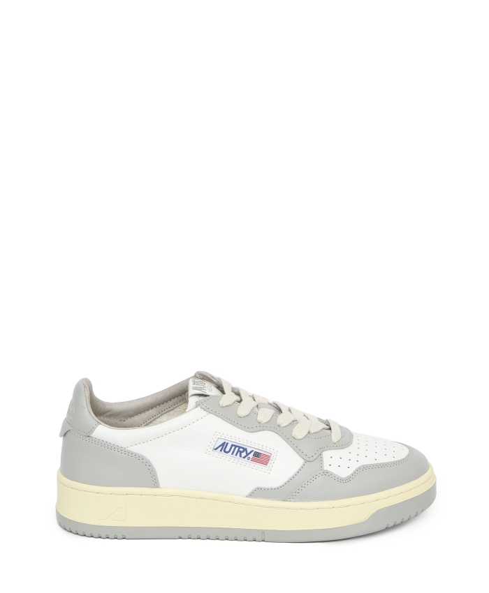 AUTRY - Medalist grey and white sneakers