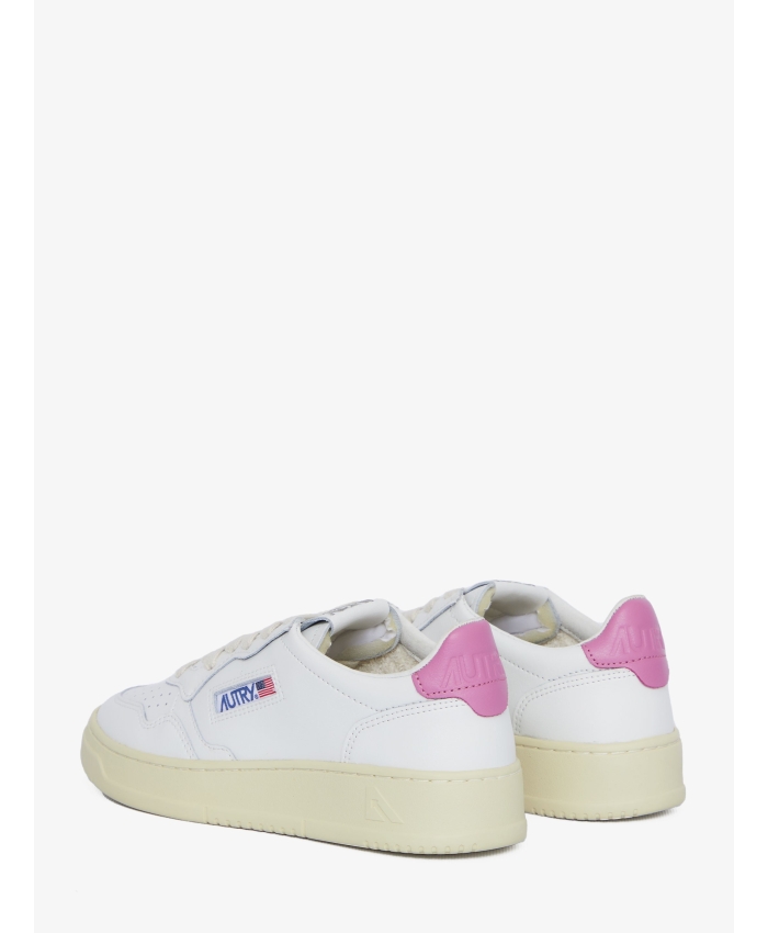 AUTRY - White and fuchsia Medalist sneakers
