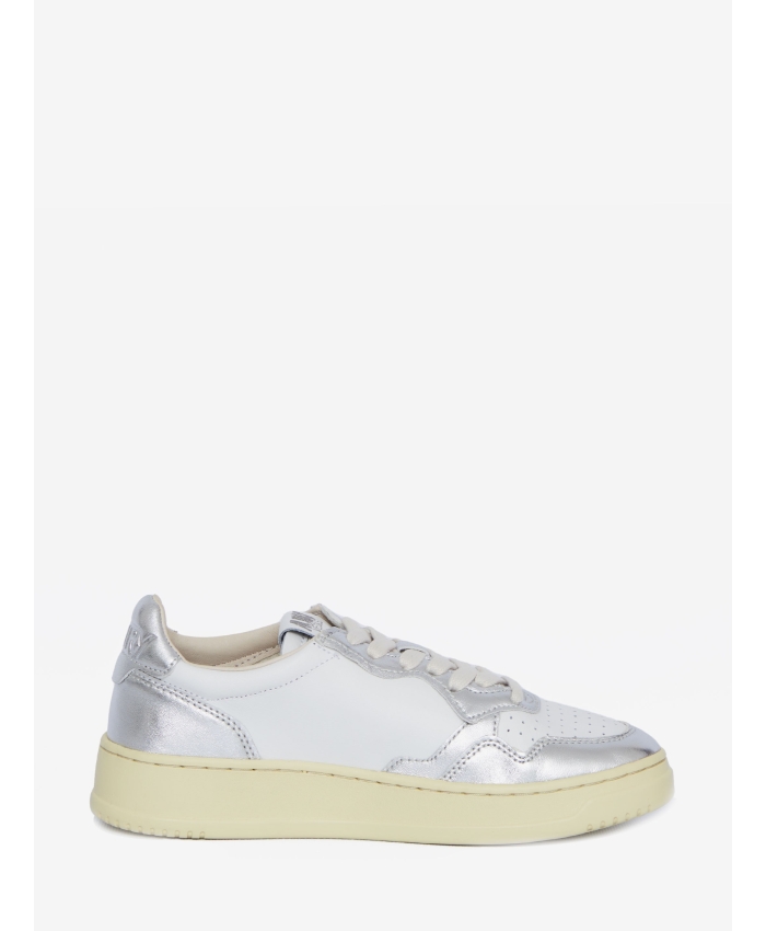 AUTRY - Medalist silver and white sneakers